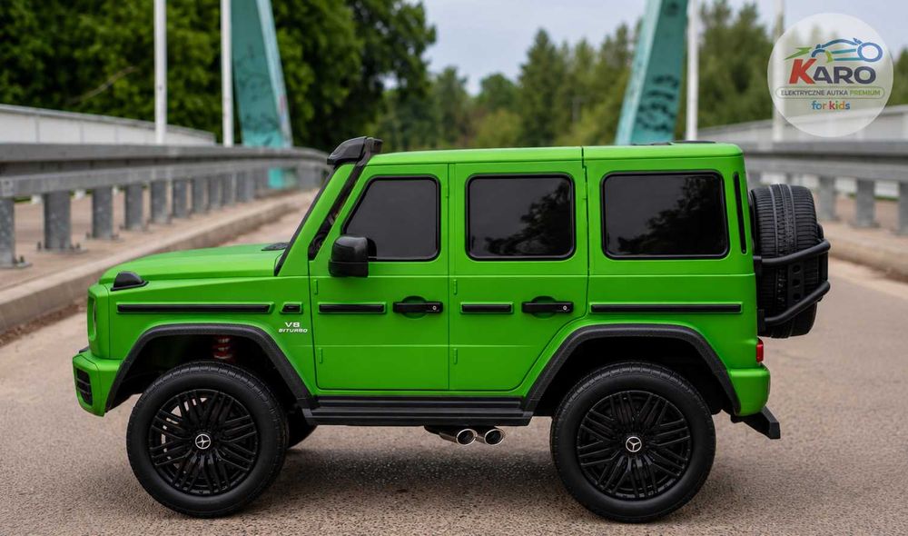 Auto na Akumulator Mercedes G63 AMG SUV 24V XXL 4x4 Duże koła EVA  Full LED