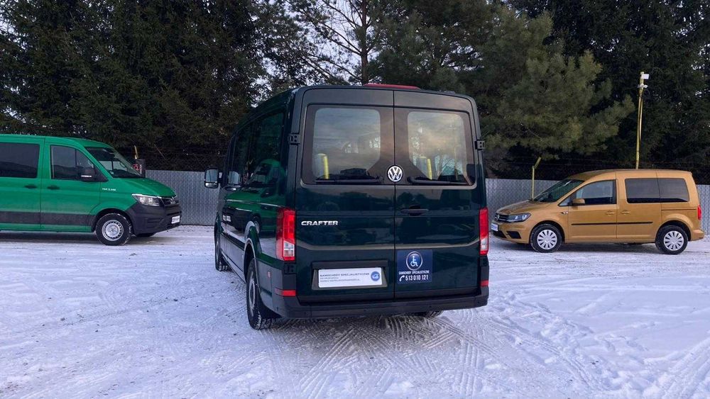 VW Crafter * przewóz osoby z niepełnosprawnością na wózku * PFRON *