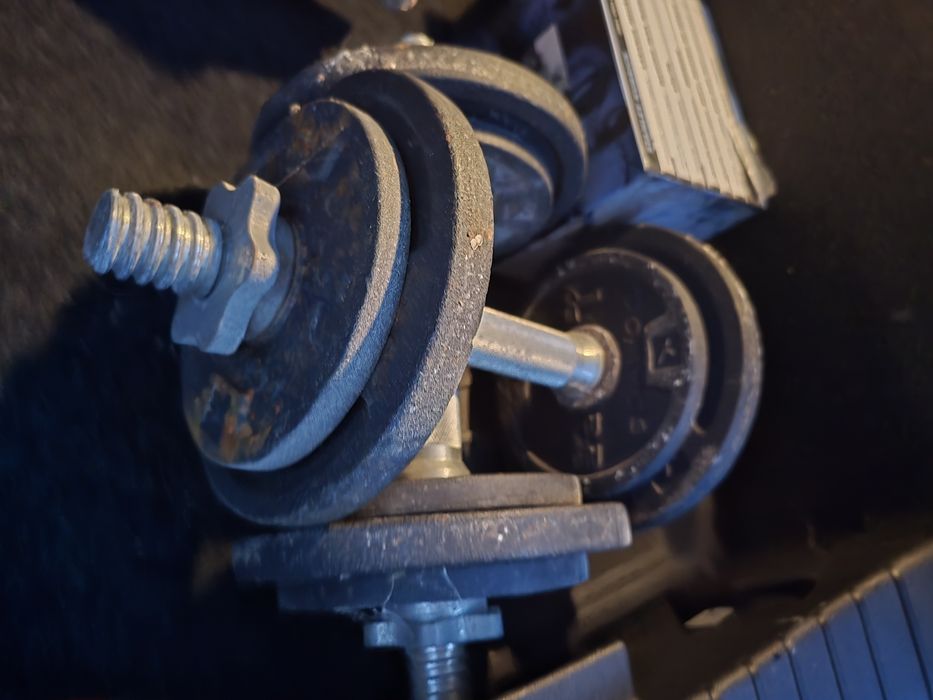 Halteres  Pesos com Barra