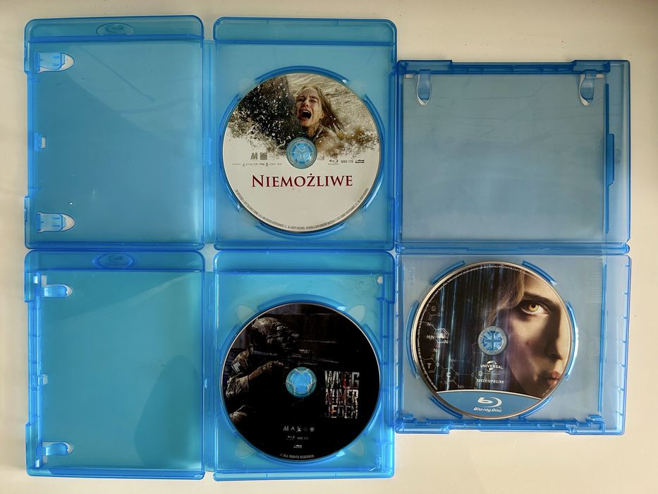 Zestaw 3 filmow blu ray -  wysylka gratis !