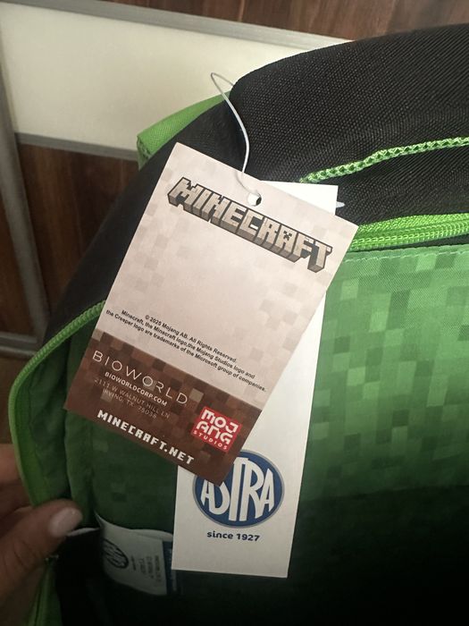 Plecak Minecraft nowy z metka