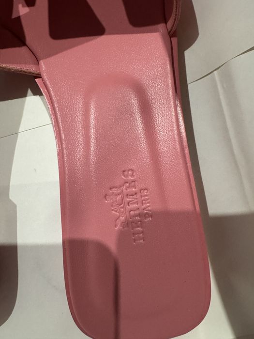 Sandalias Hermes Rosa Mulher Novas