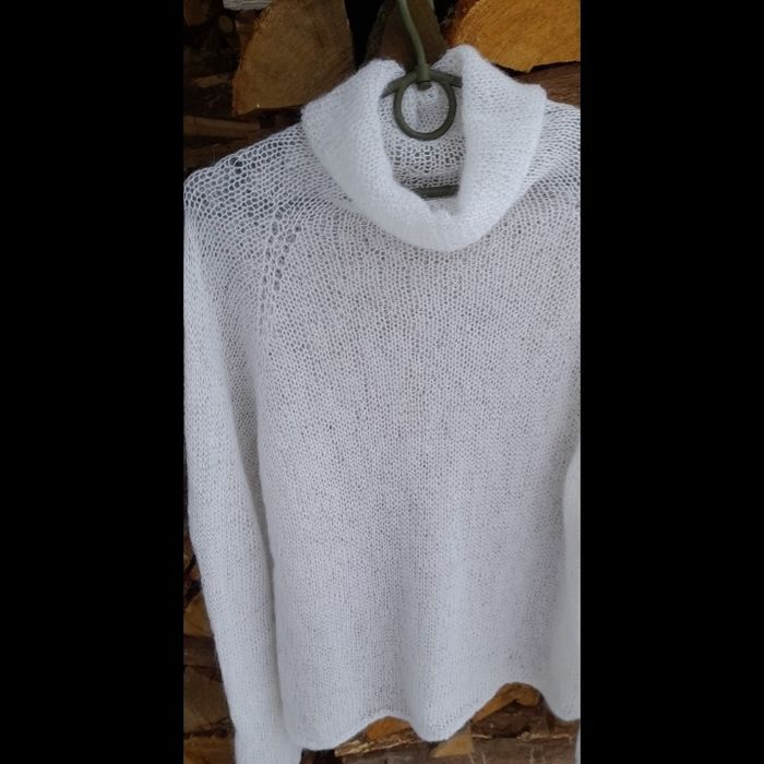 Кофта павутинка з коміром