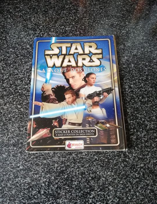caderneta Star Wars + Extras