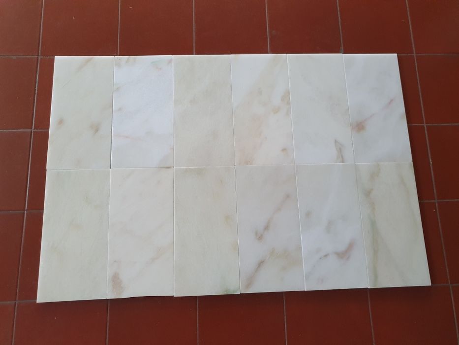 Mosaicos de mármore branca Estremoz Novos