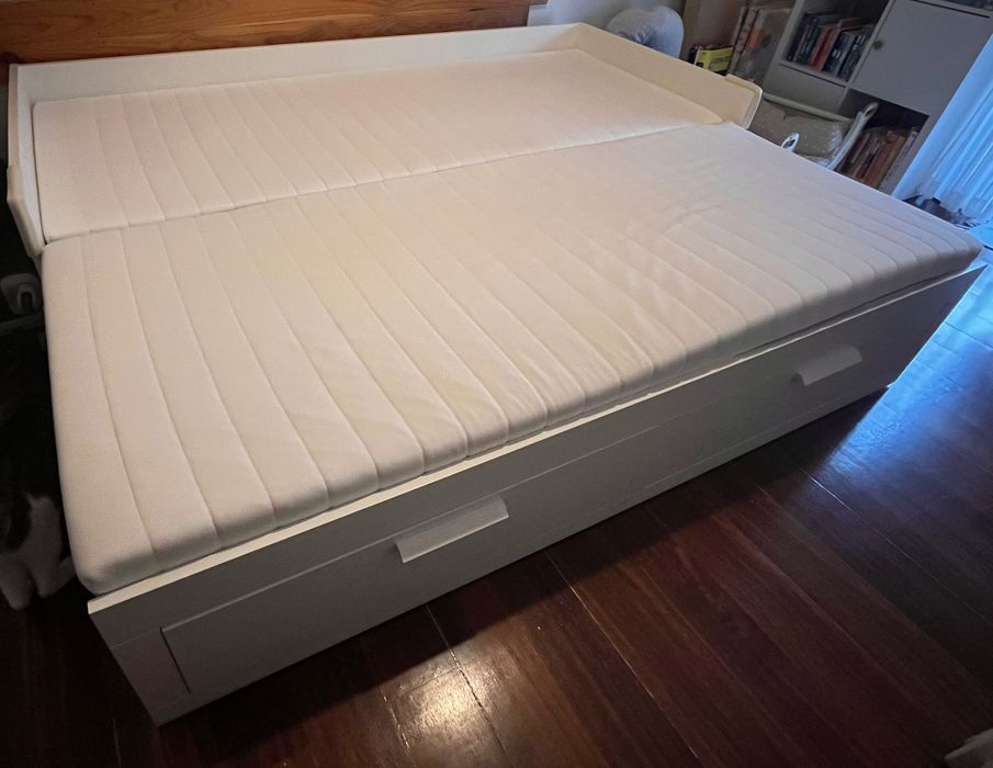 Cama IKEA Brimnes indiv/dupla