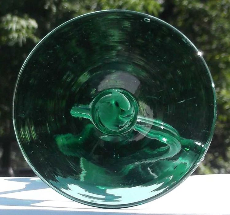 Szklany świecznik HSO "Makora" Krosno