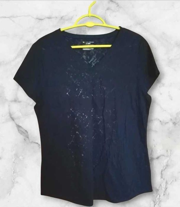 Granatowa sportowa koszulka t-shirt rozmiar L