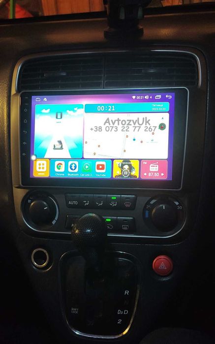 Магнітола FR-V EDIX Honda JAZZ FIT STREAM CITY ELEMENT CarPlay Андроїд