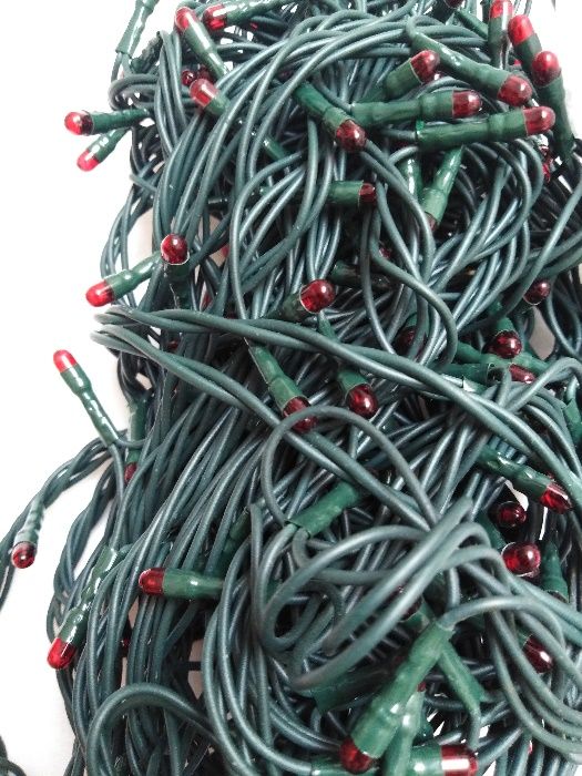 Lampki ledowe i zwykłe- 8 zestawów.