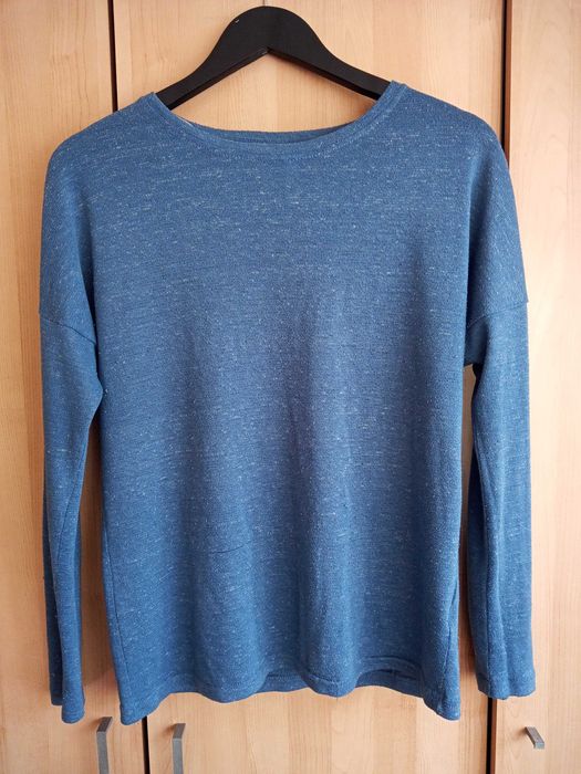 sweter sweterek niebieski melanż M L Carry