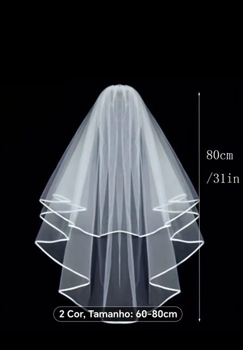 Véu noiva branco
