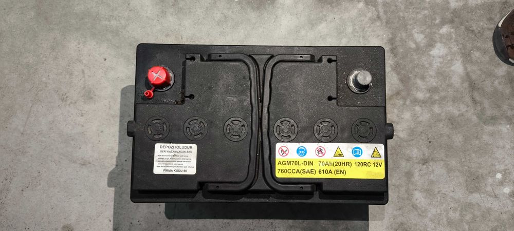 Bateria de Carro 12v 70Ah 610A