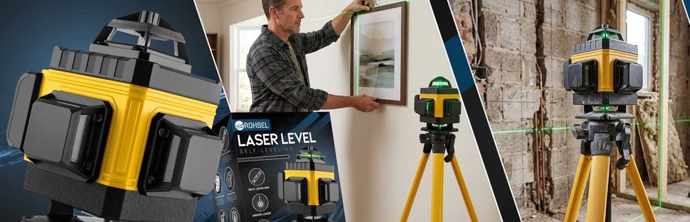 nowy PROFESJONALNY 4D laser! poziomica laseowa