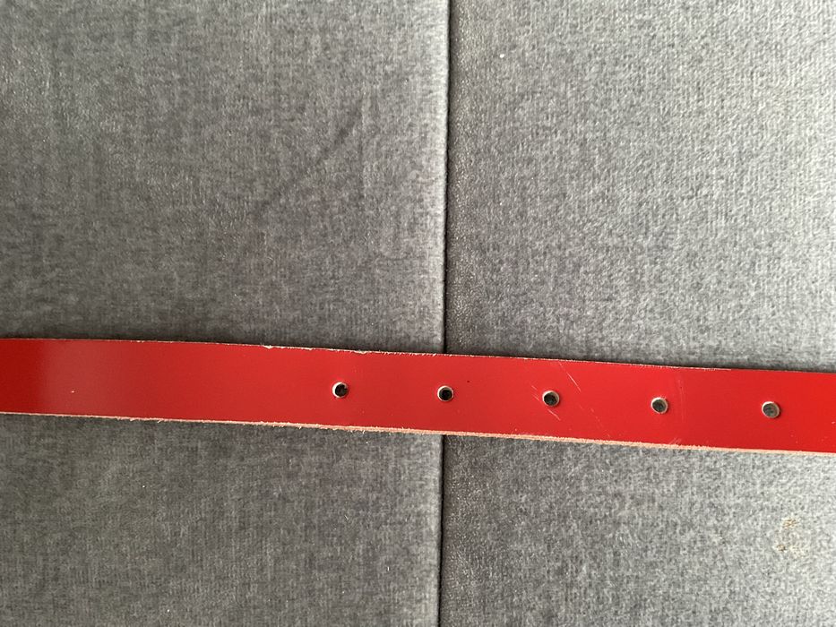 Pasek do sukienki ze skory naturalnej