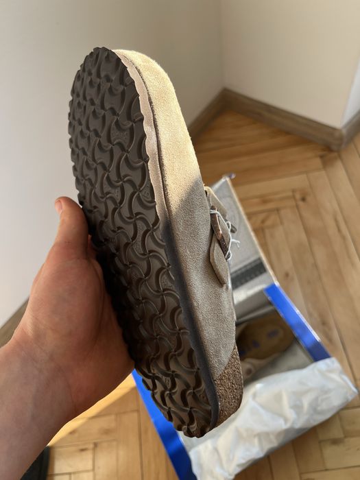 Замшеві шльопанці Birkenstock Boston оригінал !!!