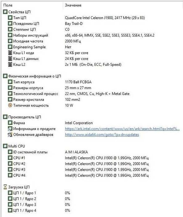 Материнська плата Gigabyte GA-J1900M-D2P Intel Celeron J1900 + 4 GB