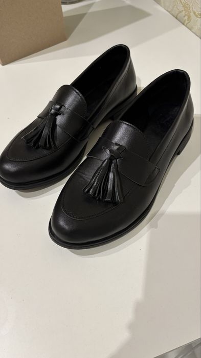 Шкіряні  лофери 38 розмір 24,5см