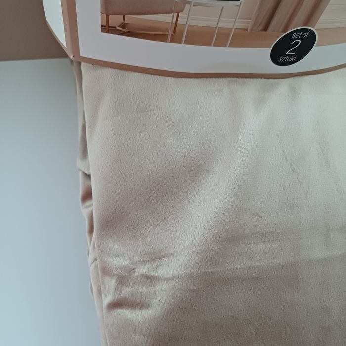 Zasłony welwetowe aksamitne NOWE - 2 komplety