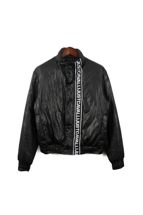 Kurtka Just Cavalli Roberto harringtonka ocieplana bomberka pikowana