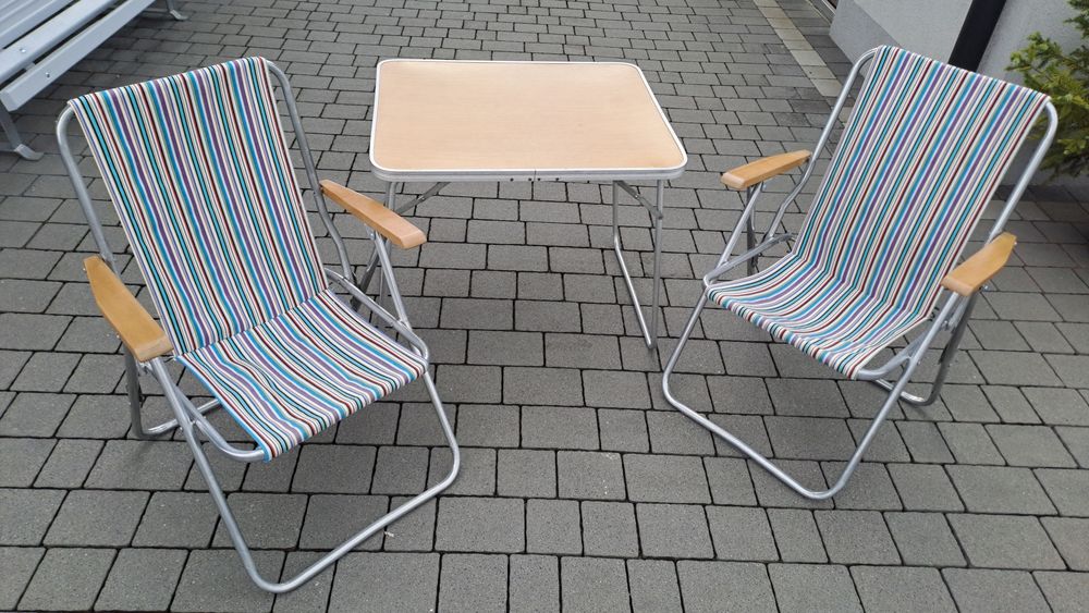 Stolik plażowy rozkładany aluminiowy
