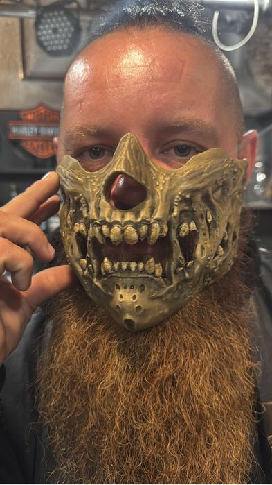 Maska Halloween - czaszka - model druk 3d na zamówienie