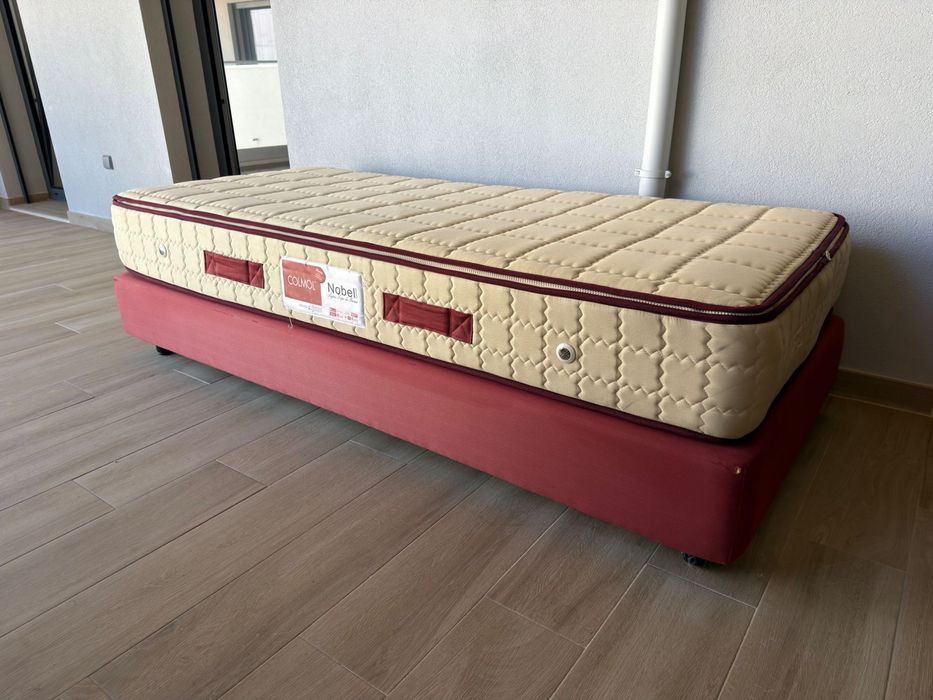 Cama + Colchão Colmol Nobel 200 x 90 cm - Bom Estado