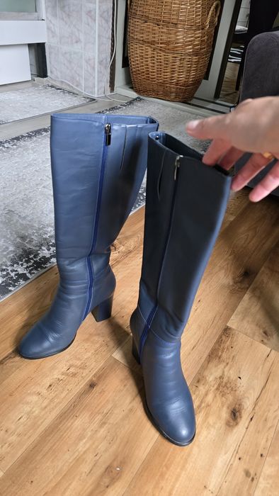 Чоботи жіночі, нубук