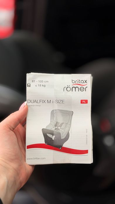 Britax Römer DUALFIX M i-SIZE – fotelik obrotowy ISOFIX