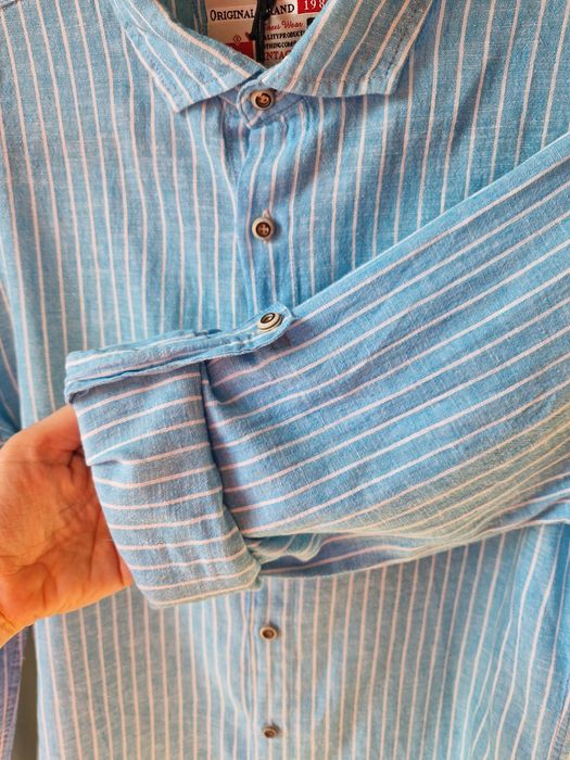 WYPRZEDAŻ Koszula męska bawełniana Turcja S M L XL