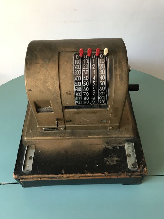 Maquina Registadora Manual Vintage