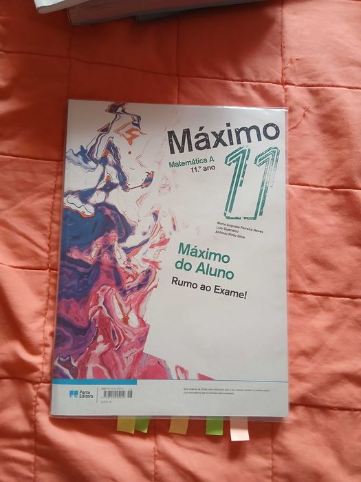 Máximo 11º (Fichas) e conjunto 12º, Livros Exame Leya 2024, e Os Maias
