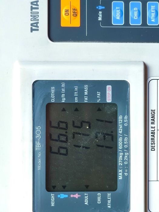 Balança Analisadora de Gordura Corporal TANITA TBF-305
