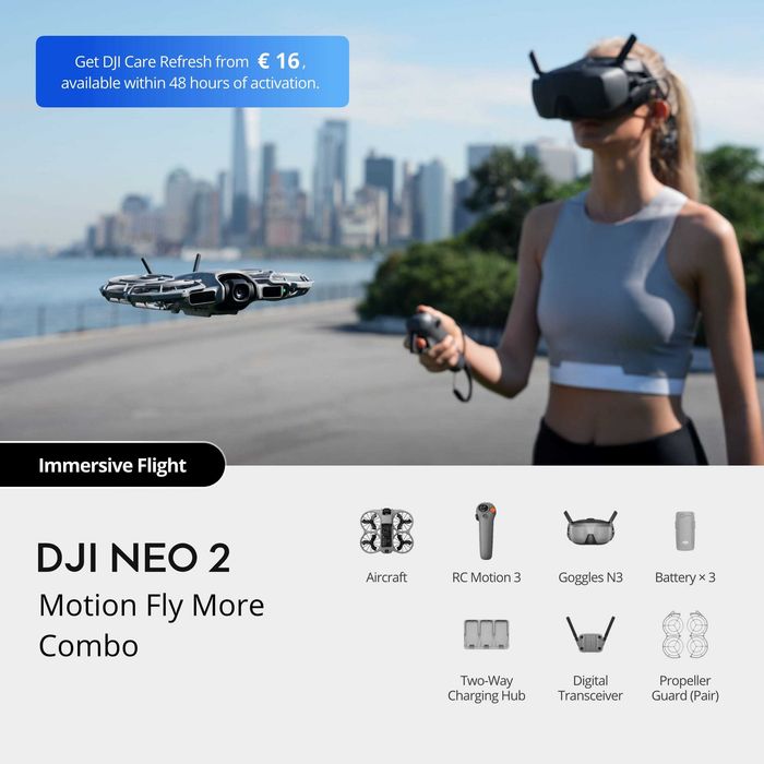 DJI Neo 2 Motion Fly More Combo | SELADO | 3 ANOS DE GARANTIA