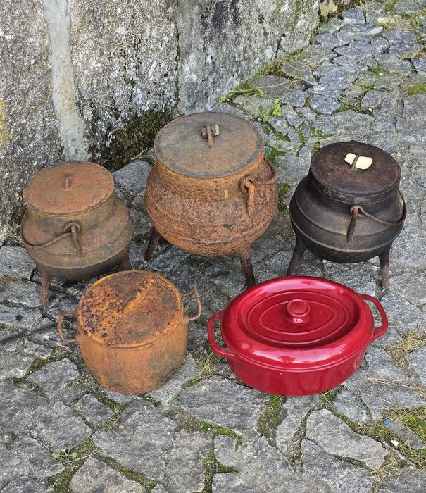 Potes e panelas em ferro fundido