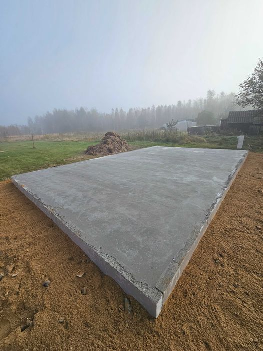 Płyta fundamentowe  fundamenty punktowe pod domy domki garaze