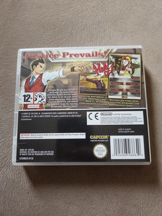 Ace Attorney Apollo Justice UKV (DS)