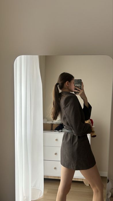 Піджак сукня шоколад