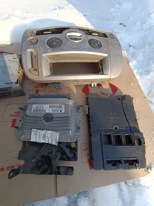 ЕБУ Рено Сценик 1.6 Блок Управления Иммобилайзер Ключ карта Комплект