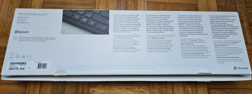 Teclado Microsoft bluetooth