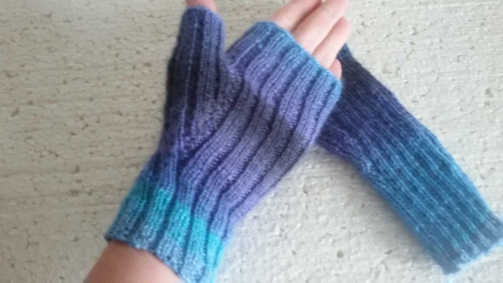 Мітенки "Джинс" подовжені