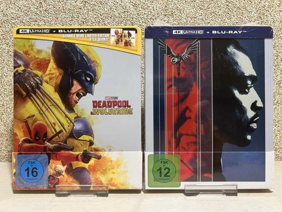 Steelbook 4K Ultra HD Интерстеллар /Начало  /Дюнкерк/ Битва за битвой /Грань будущего/Семь/ Халк / Аполлон 13
