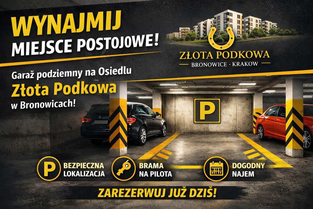 Garaż - miejsce postojowe Bronowice, nowe osiedle!