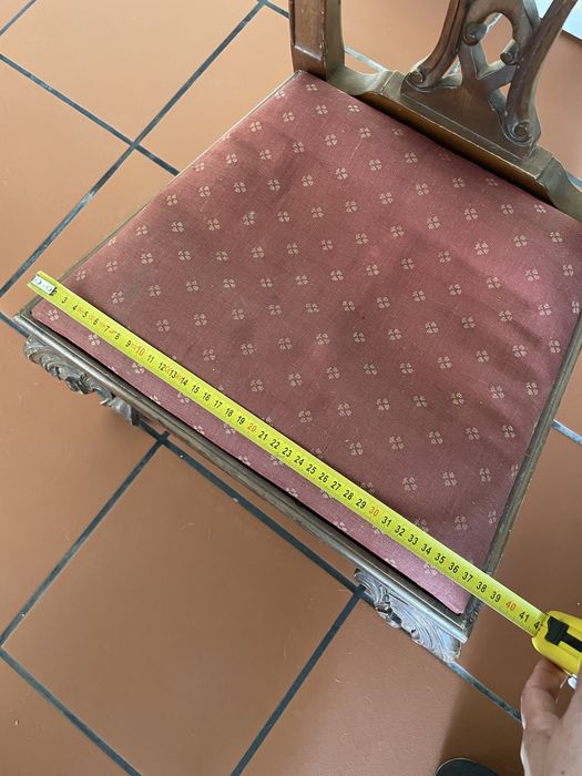 Pequena cadeira, estilo inglês