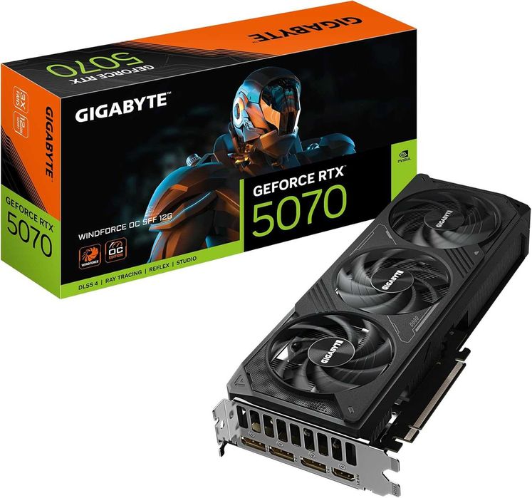 Gigabyte GeForce RTX 5070 WINDFORCE OC SFF 12G Placa Gráfica