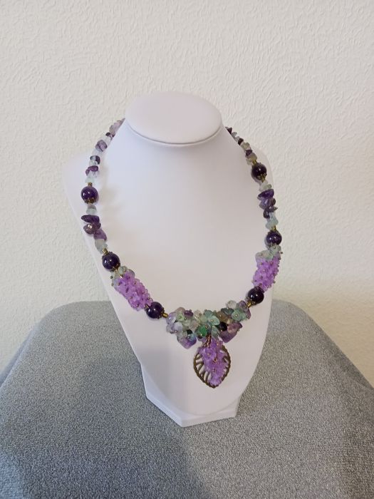 Колье Букет сирени