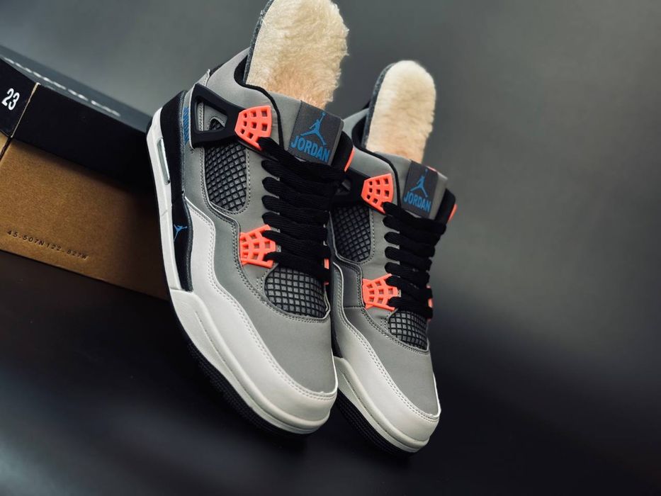 Зимние Nike Jordan Aura 4 кожаные кроссовки Найк Джордан Аура -32°
