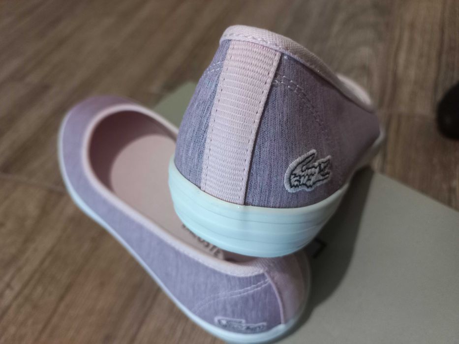 Baleriny trampki Lacoste 35,5 nowe