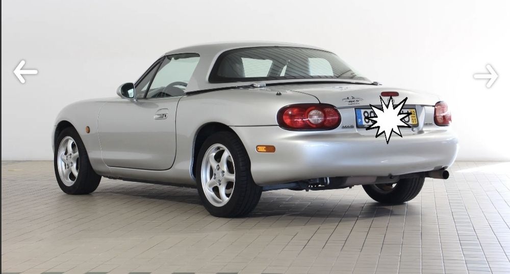 Mazda MX5 1.6 Nardi Nacional Pré Clássico A/C e Hardtop
