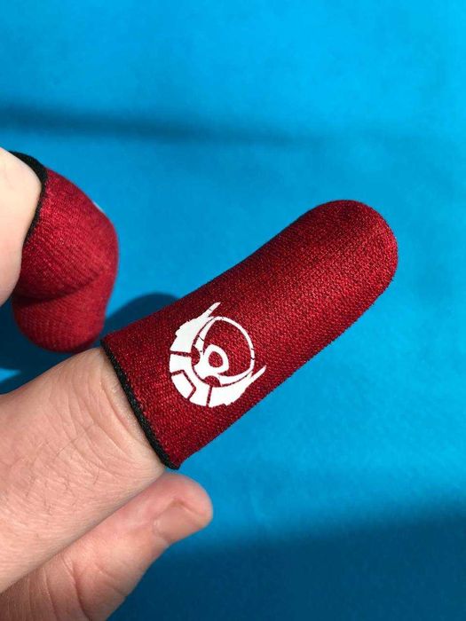 Курки для телефону та ігрові напальчники для телефону червоні 4 шт.